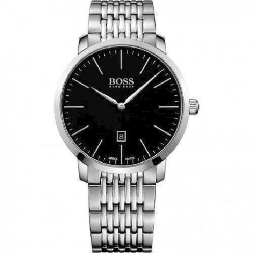 Image of Swiss Made Sølv herre ur fra Hugo Boss, 1513259